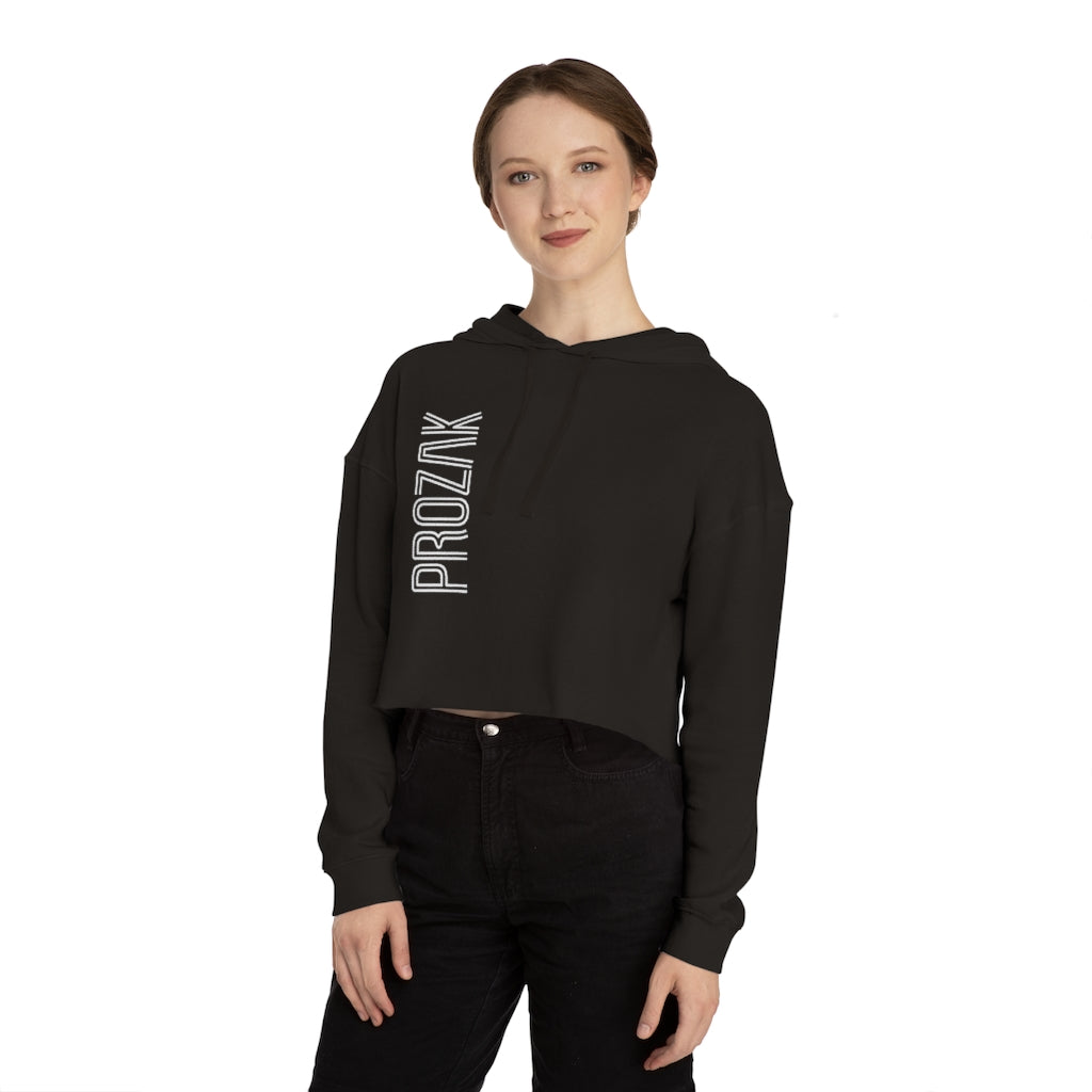 PROZAK Cropped Hooded Sweatshirt