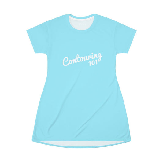 Contouring 101 T-shirt Dress - fourtee2