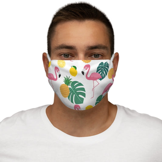 #JuicyFlamingo Snug-Fit Face Mask