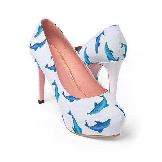 Signature Dolphin Platform Heels - fourtee2