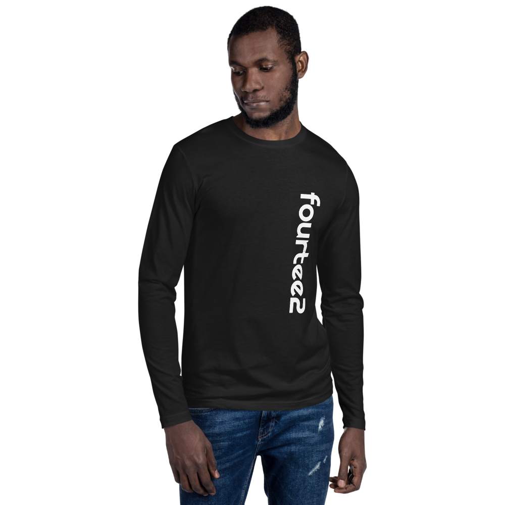 Signature Long Sleeve Fitted Crew - fourtee2