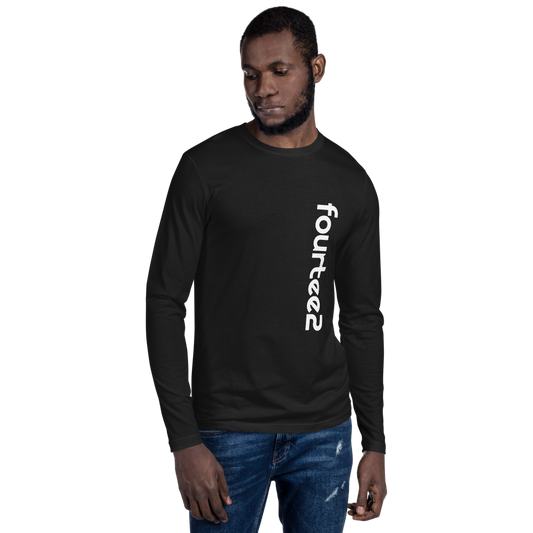 Signature Long Sleeve Fitted Crew - fourtee2