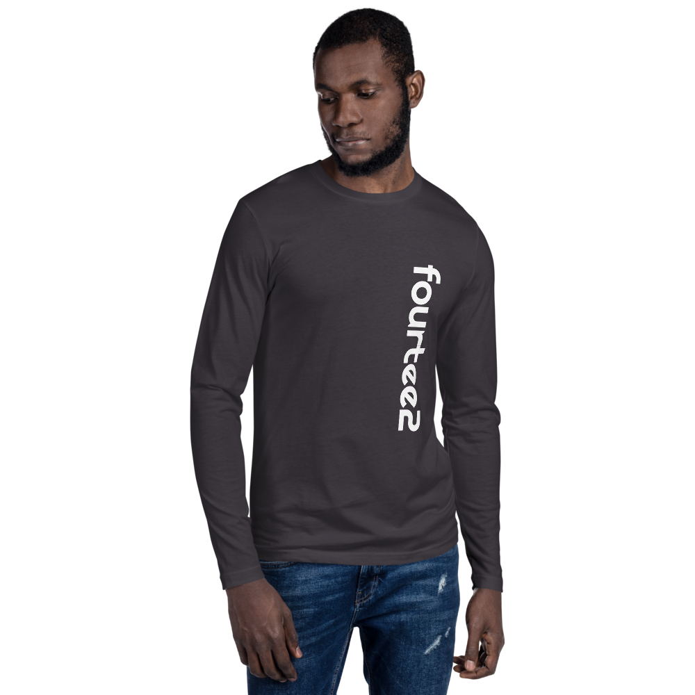 Signature Long Sleeve Fitted Crew - fourtee2